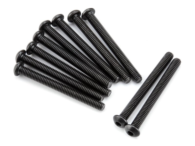 HPI 116865 Tornillo de cabeza de botón, M2,5 x 25 mm, casquillo hexagonal, (10 piezas), Venture Toyota