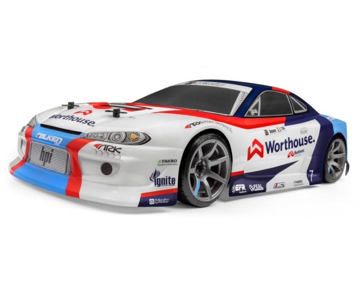 HPI 120097 Sport 3 James Deane Nissan S15 1/10 4WD Voiture de dérive électrique