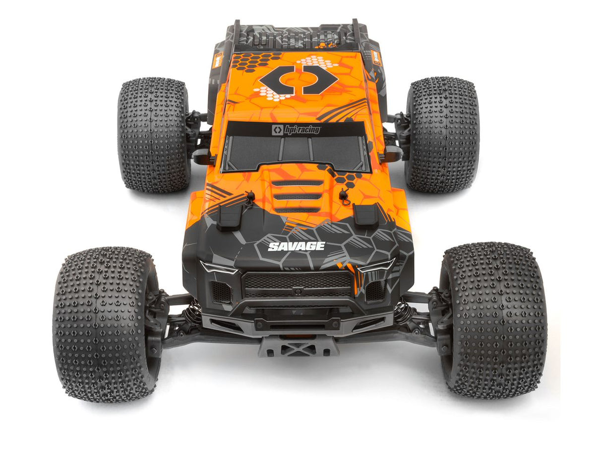 HPI Racing HPI160103 Savage XL Flux V2 GTXL-6 Monster Truck RTR, 1/8 Scale, 4WD, Brushless ESC, 2.4GHz Radio System