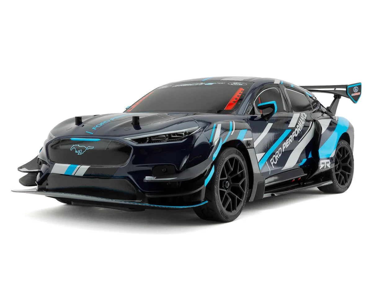 HPI 160530 Sport 3 Ford Mustang Mach-E 1400 1/10 RTR 4WD Brushed Touring Car (Blue) w/2.4GHz Transmitter, Battery & Charger