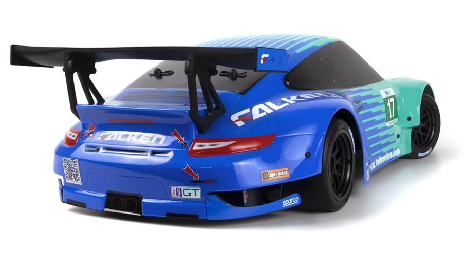 HPI Racing HPI160780 1/10 Electric Sport 3 Porsche 911 GT3 RSR Falken