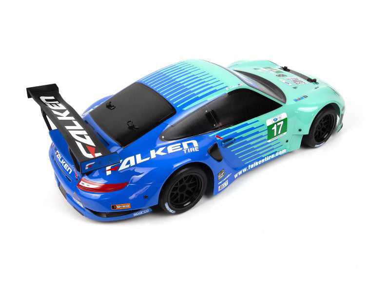 HPI Racing HPI160782 Porsche 911 GT3 RSR Falken Painted Body (206mm/210mm)