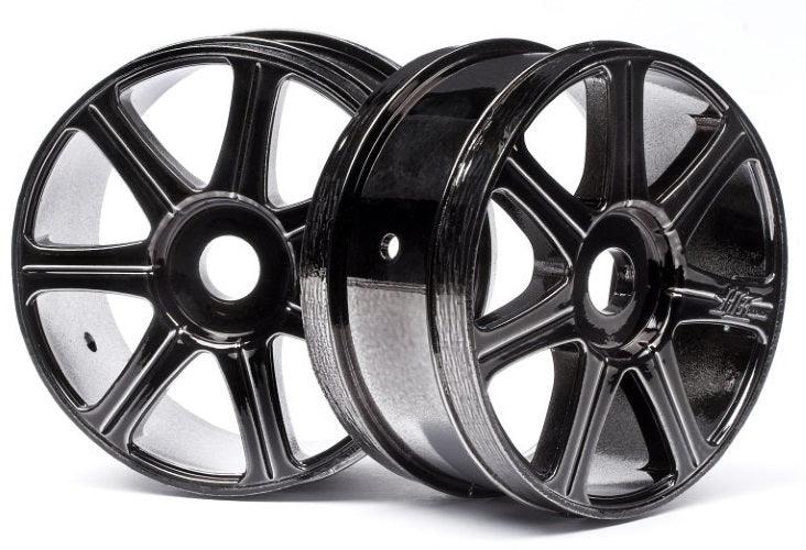 Hpi 67768 HB Edge Wheel (Black Chrome/2pieces) Trophy Buggy Trophy Buggy Flux