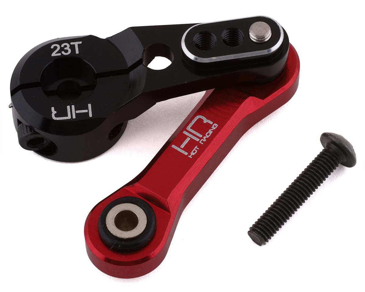 Hot Racing AON48SH23 Arrma 6S Aluminum Fixed Link Steering Servo Arm (23T)