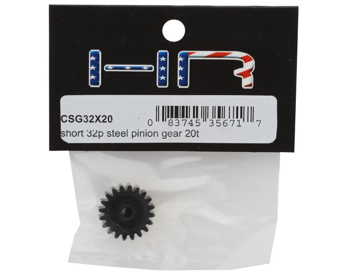 Hot Racing CSG32X20 Steel 32P Pinion Gear (Short) (3.17mm Bore) (20T)
