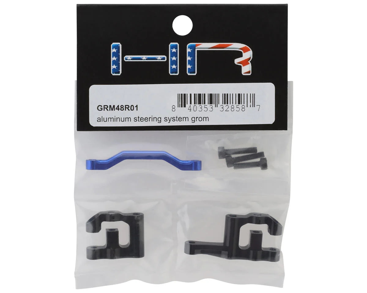 Hot Racing HRAGRM48R01 Arrma Grom Aluminum Steering Set (Blue)