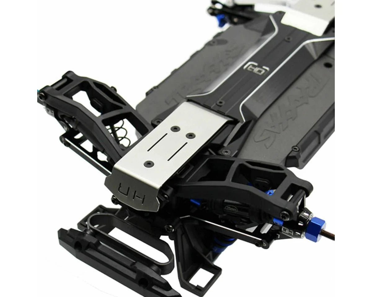 Hot Racing HRAMMX311CR Stainless Steel Rear Skid Plate for Traxxas® Mini Maxx® (Silver)