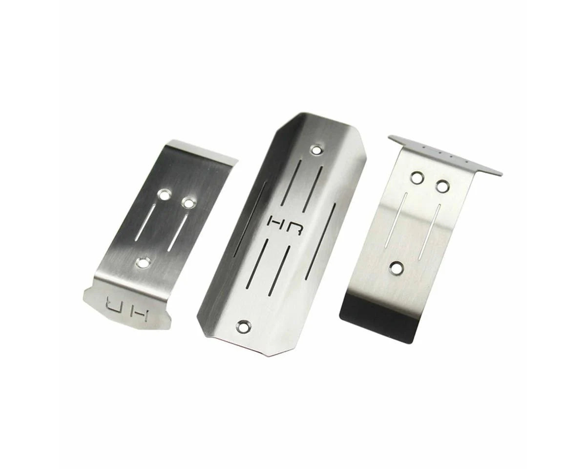Hot Racing HRAMMX311X Stainless Steel Skid Plate Set for Traxxas® Mini Maxx®