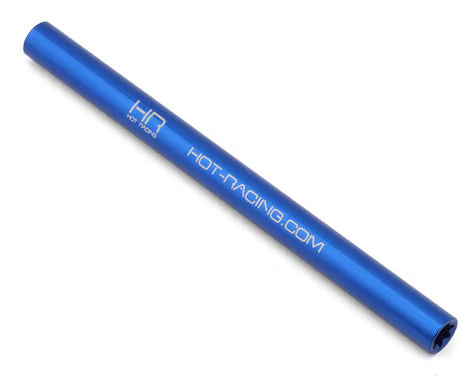Hot Racing HRAMXRT125M06 Aluminum Short Center Driveshaft for Traxxas® Mini Maxx®/XRT™ (Blue)