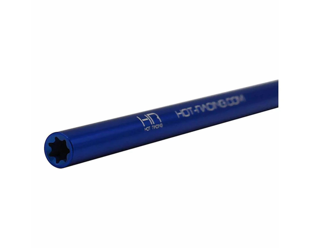 Hot Racing HRAMXRT125M06 Aluminum Short Center Driveshaft for Traxxas® Mini Maxx®/XRT™ (Blue)