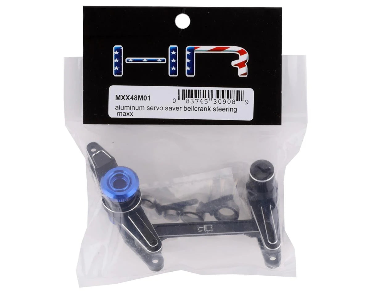 Hot Racing HRAMXX48M01 Aluminum Servo Saver Steering Bellcrank Set for Traxxas Maxx