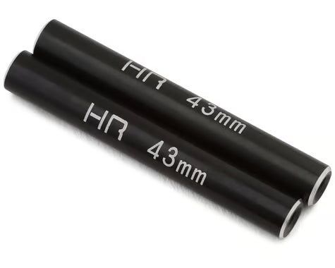 Hot Racing HRARCL64301 Aluminum Standoff Post Link (Black) (4) (3x6x43mm)