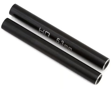 Hot Racing HRARCL65301 Aluminum Standoff Post Link (Black) (4) (3x6x53mm)