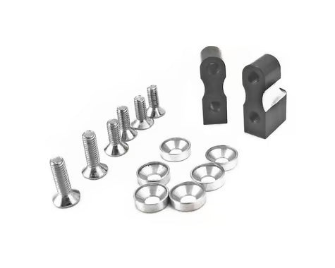 Hot Racing HRASCP2401 AX10/Wraith Aluminum Servo Mount (Black)