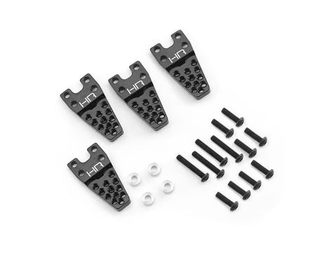 Hot Racing HRASCX28M01 Axial SCX10 Adjustable Offset Multi Shock Mount (Black)