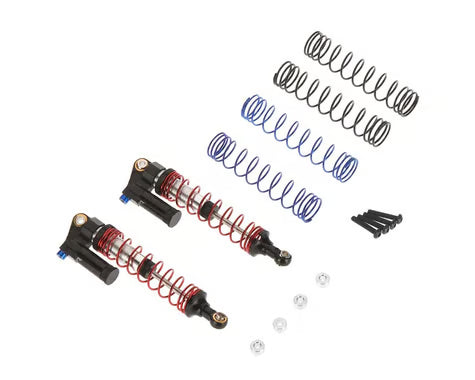 Hot Racing HRASCX90CX01 Axial SCX10 II 61-90mm Piggyback Adjustable Rebound Shock (Black)