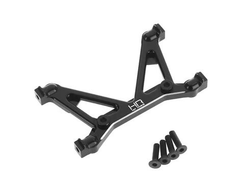 Hot Racing HRASCXT30L01 Axial SCX10 II Aluminum Rear Lower Shock Mount Brace (Black)