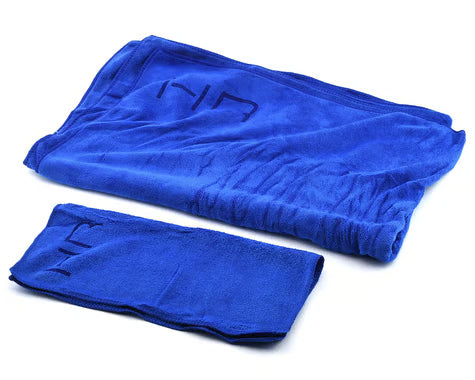 Hot Racing HRASDW996T06 Pit Towel Set (Blue) (2) (90x60cm/30x30cm)