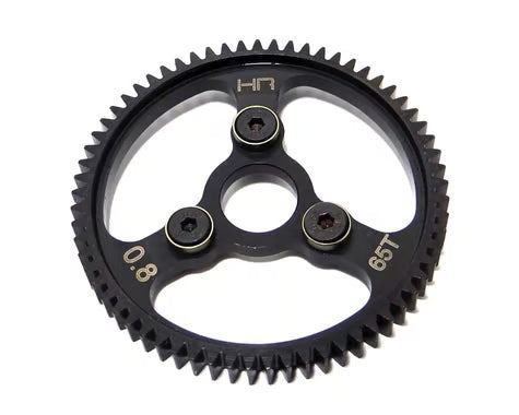 Hot Racing HRASERVO265 32P Hardened Steel Spur Gear for Traxxas Summit/E-Revo (Black) (65T)