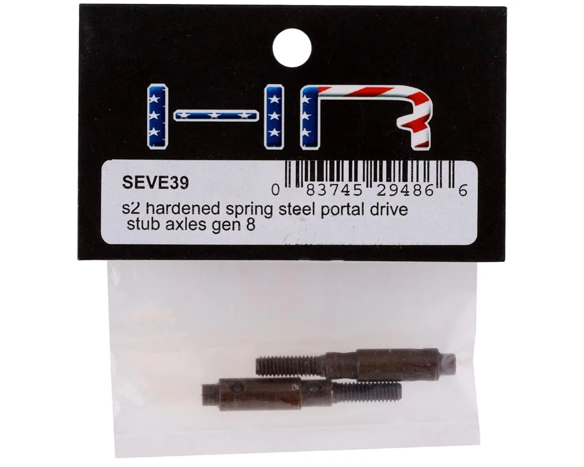 Hot Racing HRASEVE39 Gen8 S2 Hardened Steel Portal Drive Stub Axles