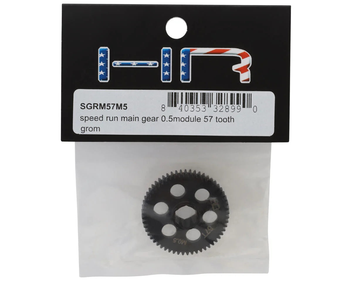 Hot Racing HRASGRM57M5 Arrma Grom Mod 0.5 Steel Speed Run Spur Gear (57T)