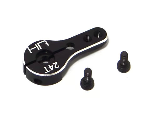 Hot Racing HRASHM24M01 Aluminum Clamping Lock Servo Arm (24T-Hitec)