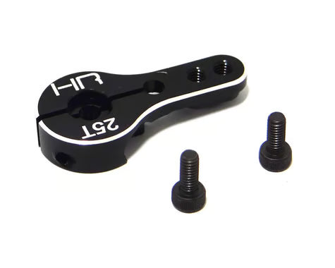 Hot Racing HRASHM25M01 2-Hole Aluminum Locking Servo Arm (25T-ProTek/Futaba/Savox)