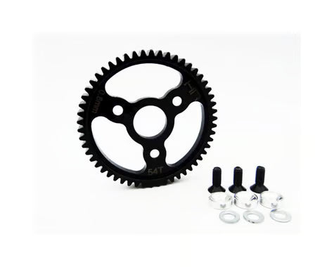 Hot Racing HRASJT254 32P Steel Spur Gear for Traxxas Slash 4x4/Stampede 4x4 (Silver) (54T)