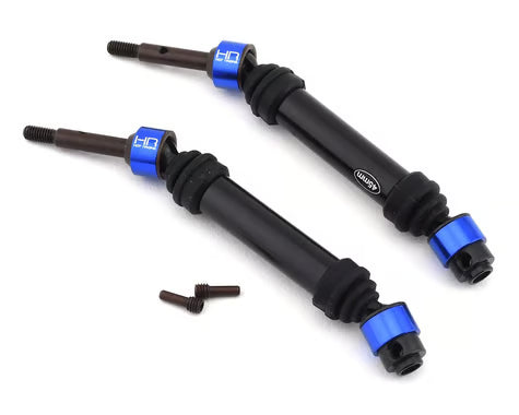Hot Racing HRASLF288RCR Rear Light Weight Metal CV Splined Drive Shafts for Traxxas Slash 4x4