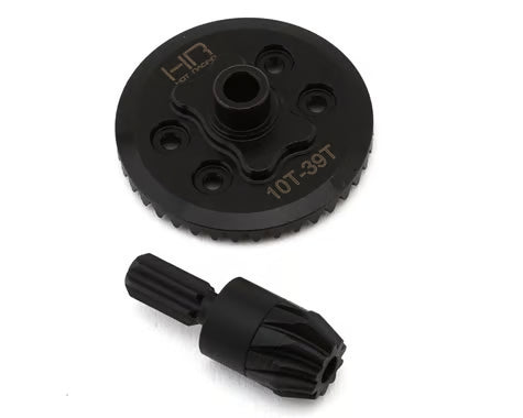 Hot Racing HRASMMX9390R Traxxas® Mini Maxx® Steel Helical Differential Ring & Pinion Gear (Rear) (39T/10T)