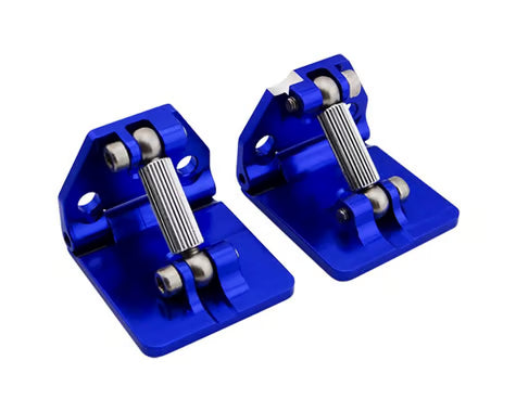 Hot Racing HRASPN311AR06 Aluminum Adjustable Trim Tab Set for Traxxas Spartan (Blue)