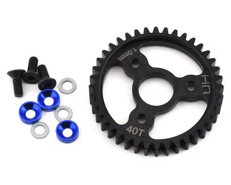 Hot Racing HRASRVO440 MOD1 Steel Spur Gear for Traxxas Revo (Blue) (40T)