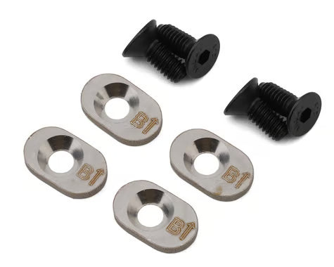 Hot Racing HRASSLG889B Stainless Steel Motor Locking Washers for Traxxas Sledge (1.5 Mod 11/34)