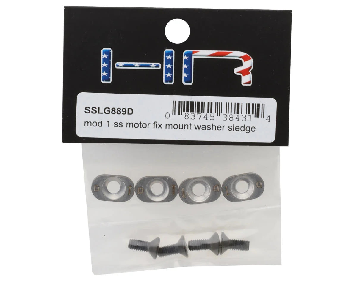 Hot Racing HRASSLG889D Stainless Steel Motor Locking Washers for Traxxas Sledge (1.0 Mod 13/52)