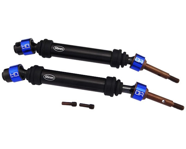 HOT RACING STE288RC Rear Light Weight Metal CV Splined Drive Shaft, for Traxxas Stampede and Rustler