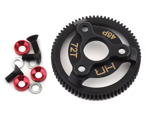 Hot Racing HRASTE872 48P Hardened Steel Spur Gear for Traxxas 2WD (72T)