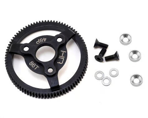 Hot Racing HRASTE886 48P Hardened Steel Spur Gear for Traxxas 2WD (86T)