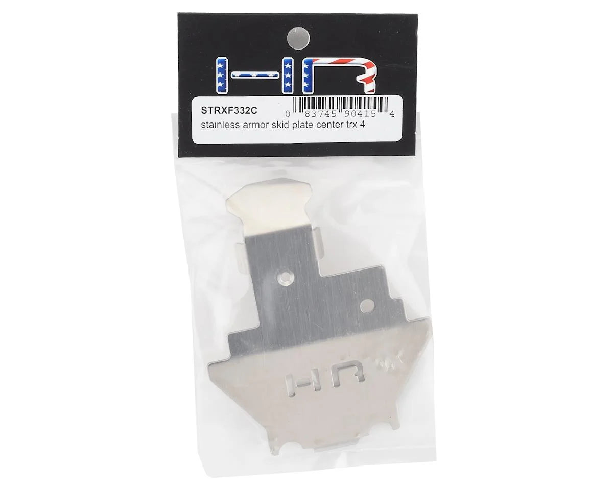Hot Racing HRASTRXF332C Stainless Steel Center Skid Plate Armor for Traxxas TRX-4