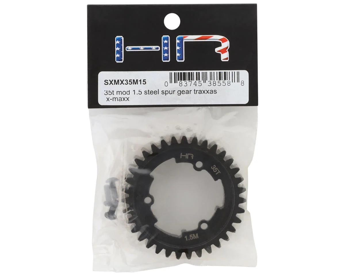 Hot Racing HRASXMX35M15 MOD 1.5 Steel Spur Gear for Traxxas XRT/X-Maxx/XO-1 (35T)