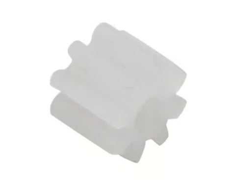 Hot Racing HRASXTF08M05 Axial SCX24 Nylon 0.5 Mod CNC Pinion Gear (8T)