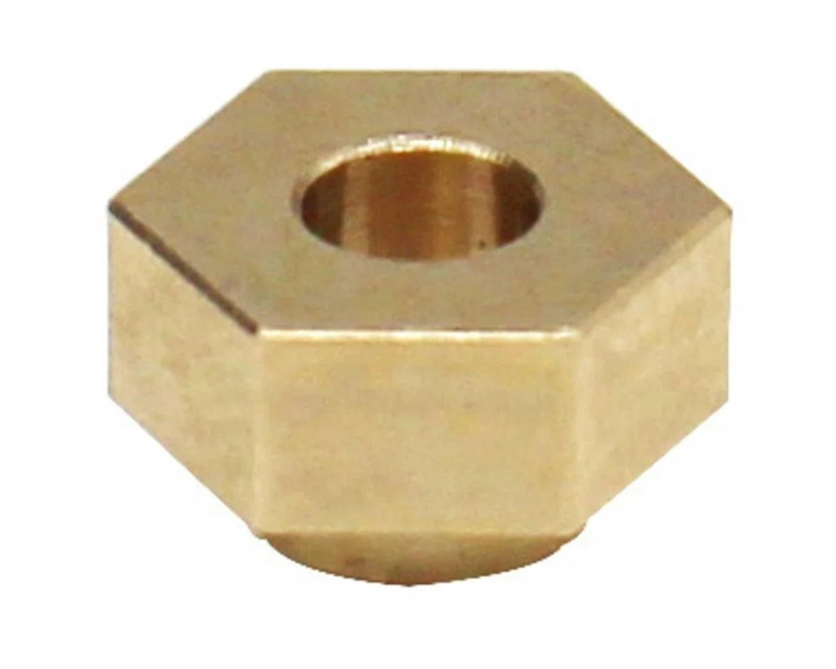 Hot Racing HRASXTF10H Axial SCX24 Brass 7mm Wheel Hex Hub (4) (1g)