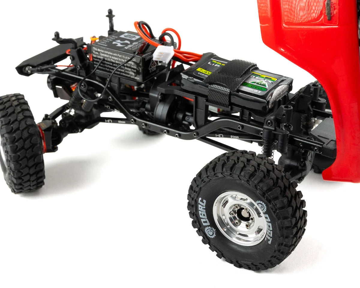 Hot Racing HRASXTF133HFJ01 Axial SCX24 Aluminum High Clearance 4 Link Set (133.7mm)