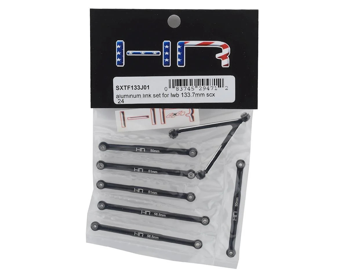 Hot Racing HRASXTF133J01 Axial SCX24 Aluminum LWB Link Set
