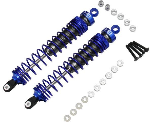 HOT RACING TD120X06 Aluminum 120mm Heavy Duty Big Bore Shocks, for 1/10th Off-Road Vehicles (2pcs)