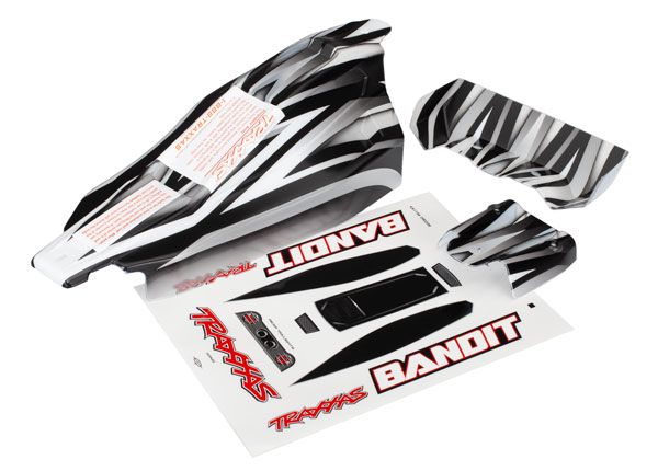 TRAXXAS 2420 BODY BANDIT PRGRPX DECAL SHEET
