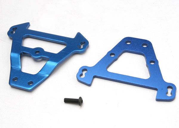 TRAXXAS 5323 BULKHEAD TIE BAR BLUE F/R