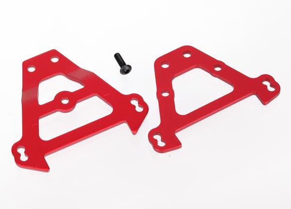 TRAXXAS 5323R BULKHEAD TIE BAR RED F/
