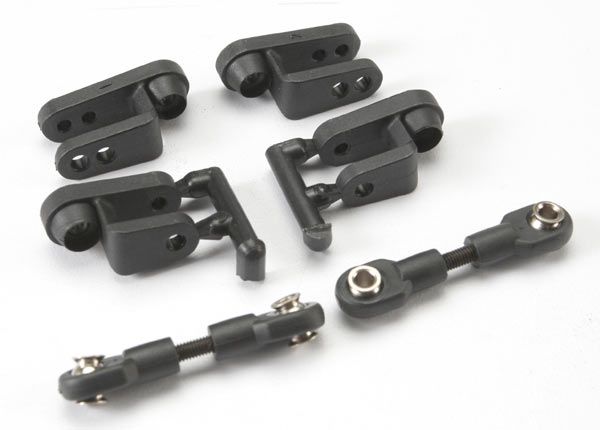 TRAXXAS 5345R SERVO HORNS/STEERING LINKAGE