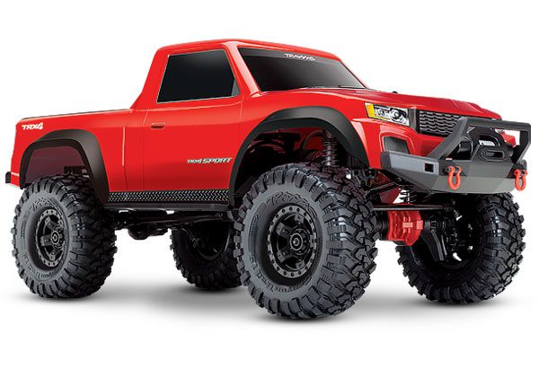 Traxxas 82024-4 TRX-4 Sport 1/10 Scale Trail Rock Crawler (Red)