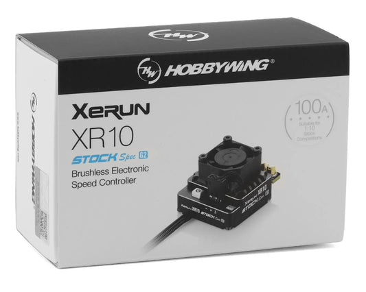 Hobbywing 30112402 Xerun XR10 Stock Spec G2 1/10 Sensored Brushless ESC